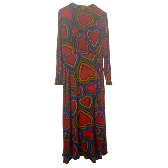FARM Rio Multicolor Heart Long Sleeve Dress - Picture 3 of 8